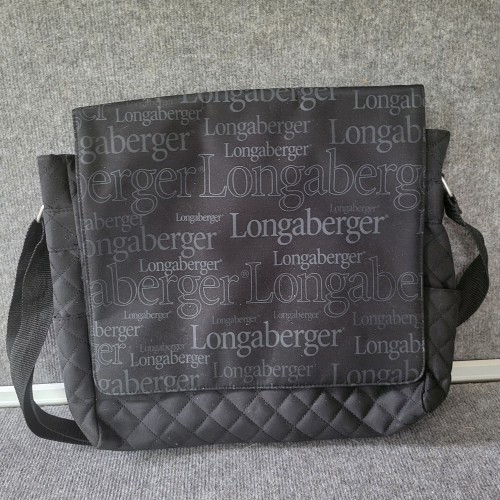 Longaberger Quilted Messenger Bag